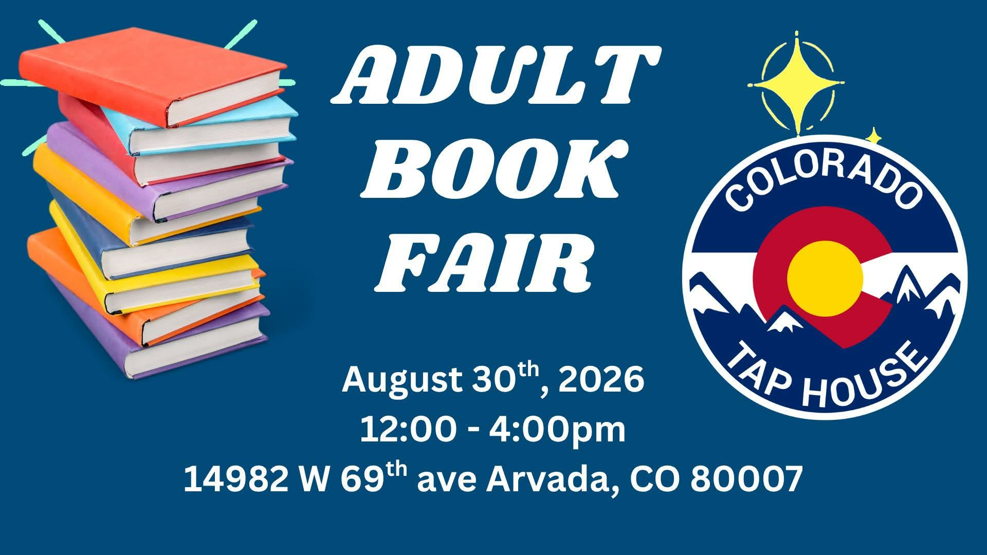 Book Signing at Colorado Tap House 14982 W 69th ave, Arvada CO. 80007, Aug 30th 2026 from 12pm to 4pm